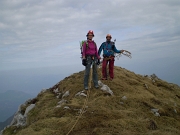 CRESTA DI PIANCAFORMIA AL GRIGNONE E CANALE DEL NEVAIO Sabato 19 maggio 2012 - FOTOGALLERY